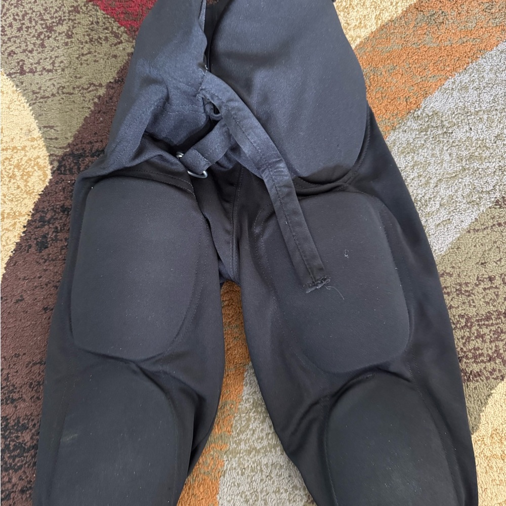 Kids Black Padded Pants